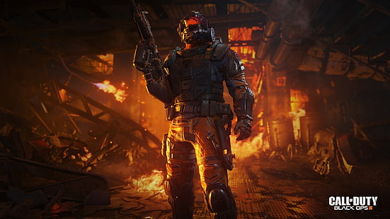 خلفية Call of Duty Black Ops الرقمية ، Black Ops 3 ، Black Ops 3 Spezialisten ، Firebreak ، Call of Duty ، Call of Duty: Black Ops III، خلفية HD HD wallpaper