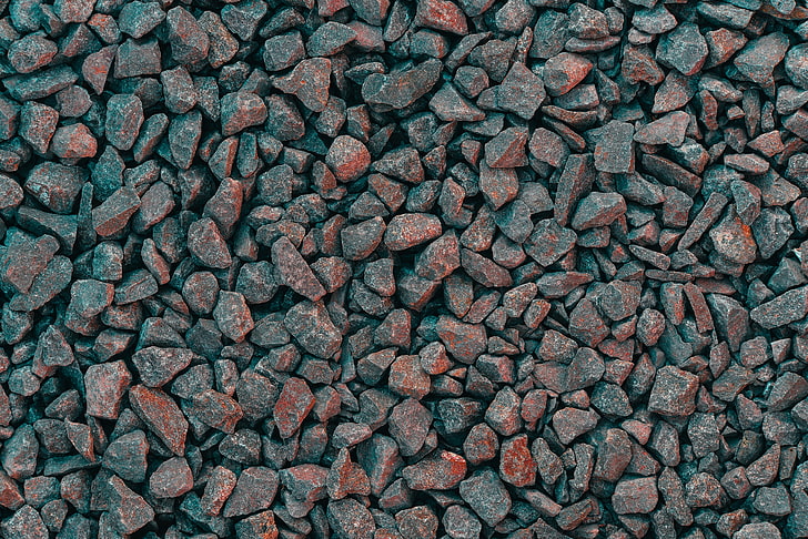 stones, pebbles, gravel, texture, HD wallpaper