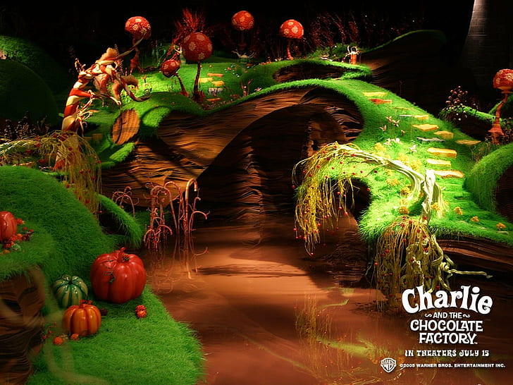 avventura, charlie, charlie-chocolate-factory, cioccolato, commedia, depp, fabbrica, famiglia, fantasy, musical, Sfondo HD