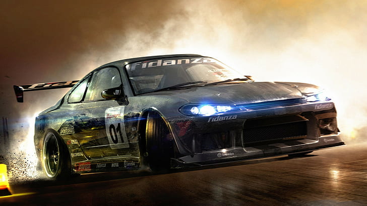 Drift, Nissan, Race Driver: GRID, S15, HD wallpaper