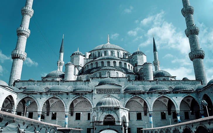 Gr Mosque Istanbul, Duhok, Islam, Kurd, Hewler, Slemani, Zaxo, Mosque, Animals, Fond d'écran HD