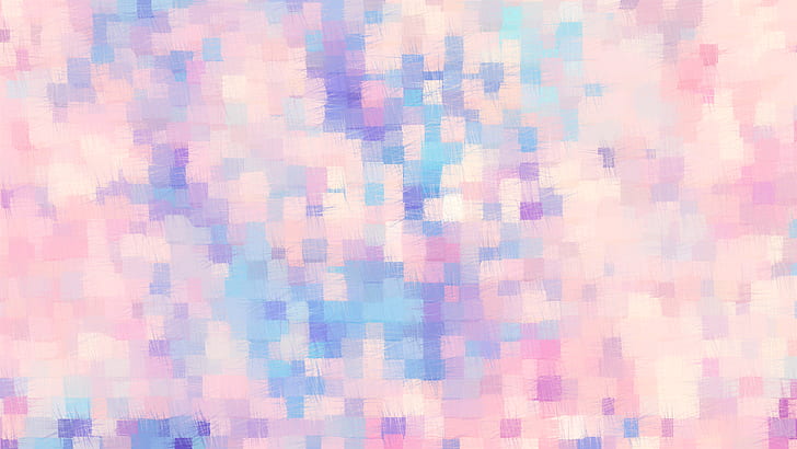pastelowe, kwadratowe, sześcianowe, kolorowe, abstrakcyjne, Tapety HD