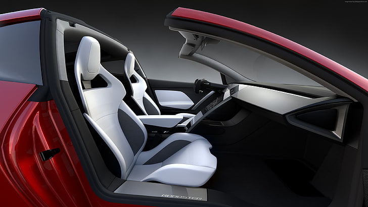 2020 carros, carro elétrico, Tesla Roadster, 4K, HD papel de parede