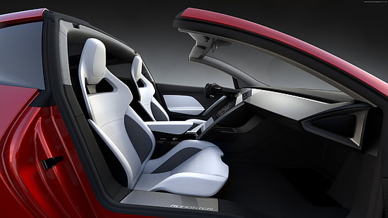 2020 Mobil, mobil listrik, Tesla Roadster, 4K, Wallpaper HD HD wallpaper