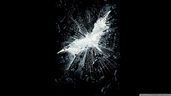 Batman-Logo, Batman, Filme, Filmplakat, The Dark Knight Rises, HD-Hintergrundbild HD wallpaper