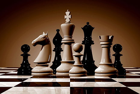 tablero, ajedrez, clásico, juego, estrategia, Fondo de pantalla HD HD wallpaper
