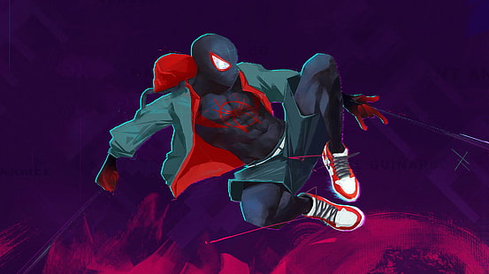 فيلم ، Spider-Man: Into The Spider-Verse ، Marvel Comics ، Miles Morales ، Spider-Man، خلفية HD HD wallpaper