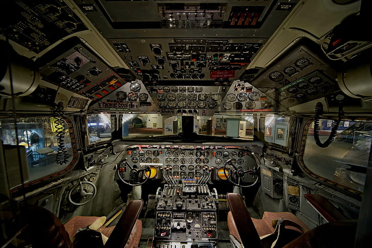 Aircrafts, Aircraft, Cockpit, HD wallpaper