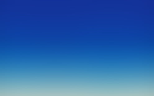 синий, небо, размытость, градация, HD обои HD wallpaper