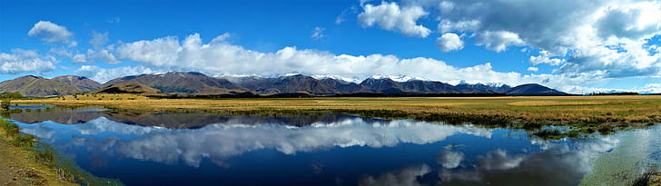пейзаж, връх Кук, Нова Зеландия, HD тапет