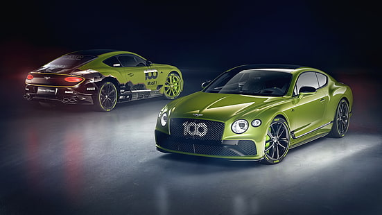  Bentley, Bentley Continental GT, Bentley Continental, Car, Grand Tourer, Green Car, Vehicle, HD wallpaper HD wallpaper