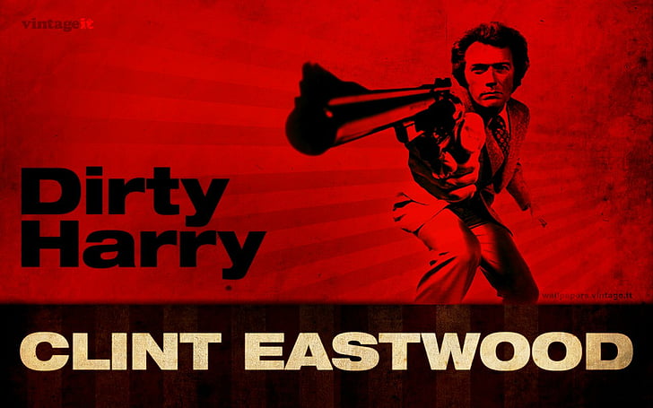 Movie, Dirty Harry, Clint Eastwood, HD wallpaper