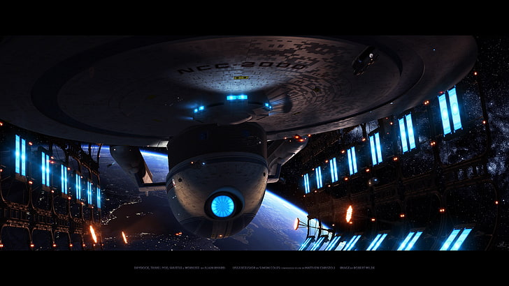 wallpaper ruang kapal, ruang, Star Trek, pesawat ruang angkasa, Wallpaper HD
