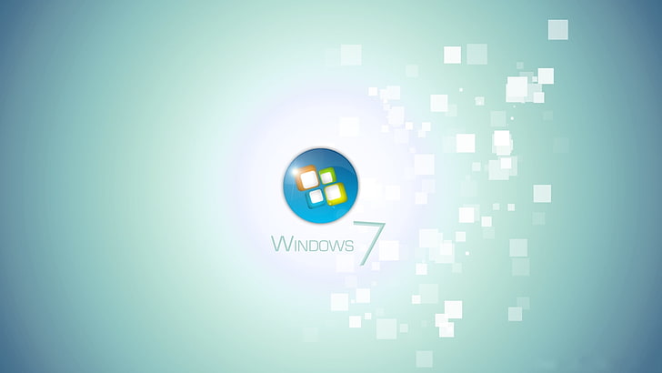 Цифров тапет за Windows 7, Windows, седем, Microsoft, лого, тапети, компютри, Hi-Tech, фигура на минимализма, HD тапет