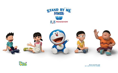 Stand By Me Doraemon Movie HD Widescreen Wallpaper .., Doraemon obsada tapety, Tapety HD HD wallpaper