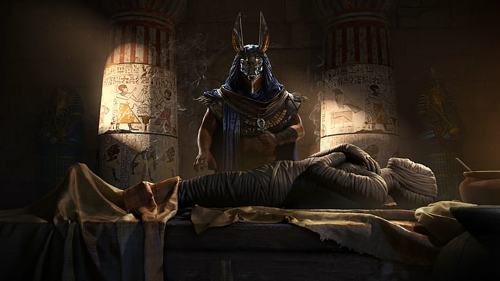 Assassins Creed: Происхождение, Египет, 4K, 8K, Мумия, HD обои