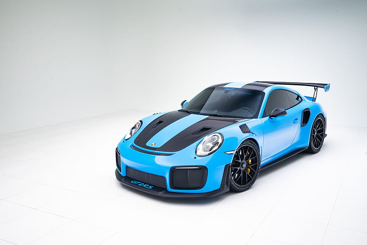 Porsche, Blue, 991, VAG, GT2RS, HD тапет