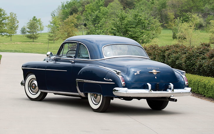 vista posteriore, Coupé, 1950, Oldsmobile, The Oldsmobile, Futuramic, 88 Club, Sfondo HD