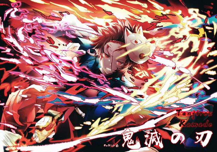 Anime, Demon Slayer: Kimetsu no Yaiba, Tanjirou Kamado, HD papel de parede