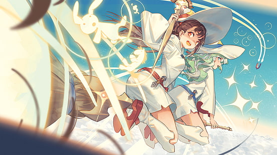 Anime, Little Witch Academia, Akko Kagari, Diana Cavendish, Tapety HD HD wallpaper