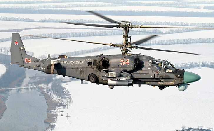 lot, Ka-52, śmigłowiec bojowy, „Alligator”, Wideokonferencja Rosja, Tapety HD