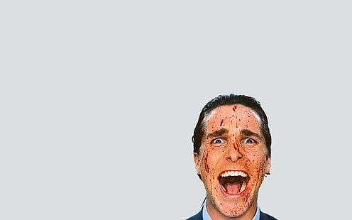 herrens svart topp, Film, American Psycho, Christian Bale, HD tapet HD wallpaper