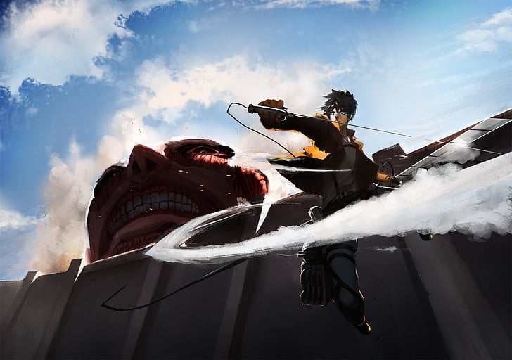Blackrabbitsoul, Eren, Jaeger, Kyojin, Shingeki, HD-Hintergrundbild