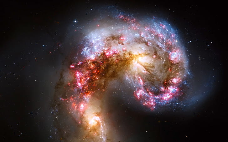 Hubble, wszechświat, mgławica, gwiazdy, piękna przestrzeń, Hubble, Wszechświat, Mgławica, gwiazdy, piękna, Przestrzeń, Tapety HD