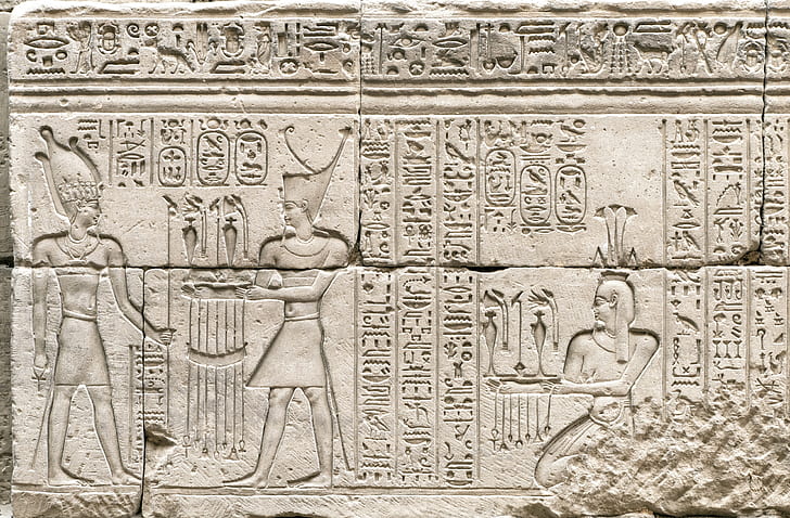 Egipt, Luksor, Karnak, Świątynia Opet, Tapety HD