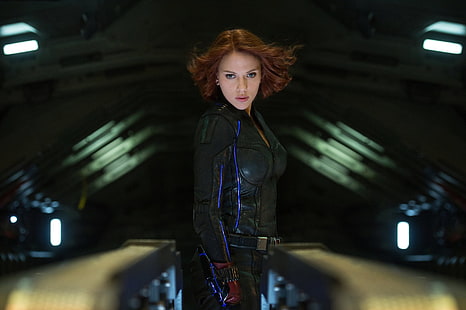 The Avengers, Avengers: Age of Ultron, Avengers, Black Widow, Scarlett Johansson, Fondo de pantalla HD HD wallpaper