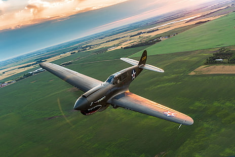 เครื่องบินขับไล่ P-40, Warhawk, วอลล์เปเปอร์ HD HD wallpaper