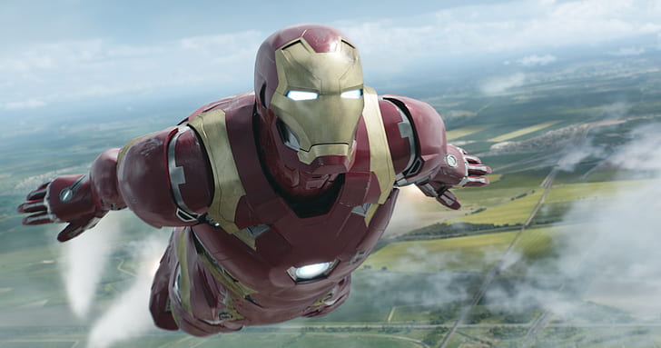 Capitán América, Capitán América: Guerra Civil, Iron Man, Fondo de pantalla HD