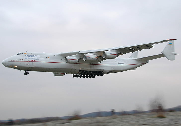 225, aircrafts, airplane, antonov, cargo, cossack, mriya, transport, ukraine, HD wallpaper