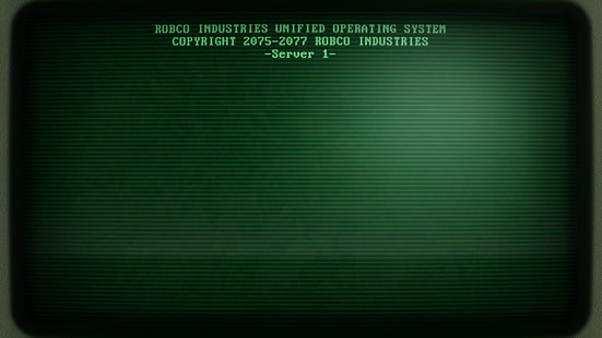 écran vert, Fallout, jeux vidéo, ordinateur, joueur, joueurs, terminaux, Fond d'écran HD HD wallpaper