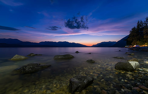 timelapse photography of body of water near mountain during golden hour, Last, Colour, Sunset, timelapse photography, body of water, mountain, golden hour, Background, Beach, Beautiful, Blue, British Columbia, Calm, Canada, Cloud, Coast, Dawn, Dramatic, Dusk, Evening, Harrison Lake, Horizon, Landscape, Light, Natural, Nature, Night, Orange, Outdoor, Outside, Reflection, Relaxation, Rock, Romantic, Scenic, Sea, Silhouette, Sky  Stone, Summer  Sun, Sunlight, Sunrise  Sunset, Tourism, Travel, Vacation, View, Water  Wave, lake, sky, outdoors, scenics, water, tree, forest, HD wallpaper HD wallpaper