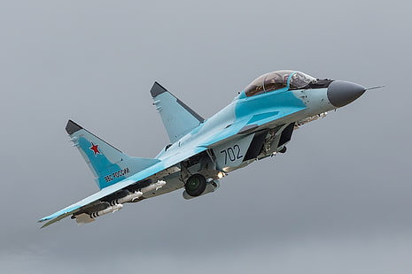 Руски ВВС, Микоян МиГ-35, бойни самолети, HD тапет HD wallpaper