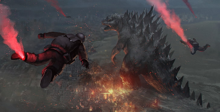 Godzilla digitale Tapete, Godzilla, HD-Hintergrundbild