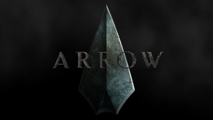 Arrow tapet, Arrow, DC Comics, svart bakgrund, HD tapet