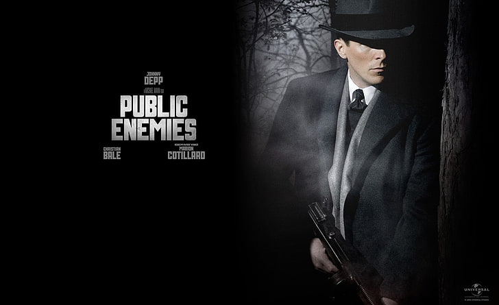 Christian Bale Public Enemies ، Public Enemies Digital Wallpaper ، أفلام ، أفلام أخرى ، أعداء الجمهور ، كريستيان بيل ، كريستيان بيل أعداء الجمهور، خلفية HD