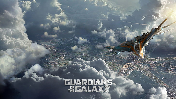 guardians of the galaxy star lord gamora rocket raccoon groot drax the destroyer, HD wallpaper