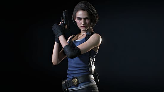 Resident Evil 2, Resident Evil HD Remaster, Resident Evil 3, Jill Valentine, Tapety HD HD wallpaper