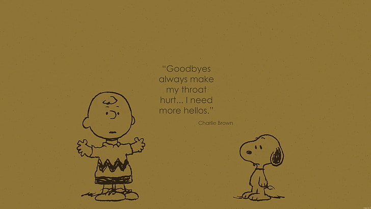 Charlie Brown, citações, Snoopy, HD papel de parede