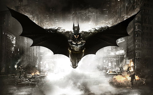 Batman Arkham Knight, тапет за батман, рицар, батман, arkham, HD тапет HD wallpaper