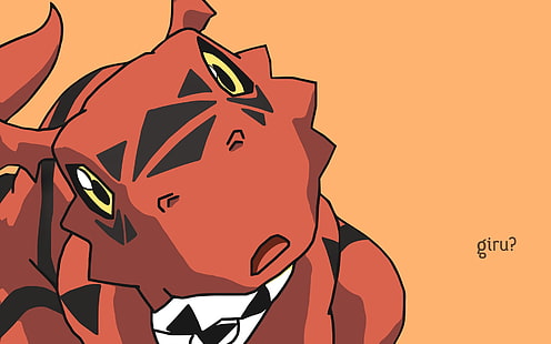 Illustrazione del personaggio di Digimon, Digimon, Guilmon, Sfondo HD HD wallpaper