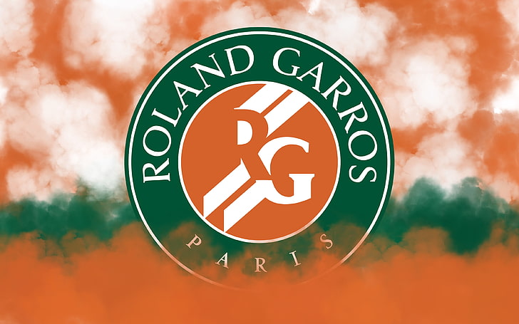 Roland Garros Paris logo, french open, french open 2015, roland garros, tennis, HD wallpaper