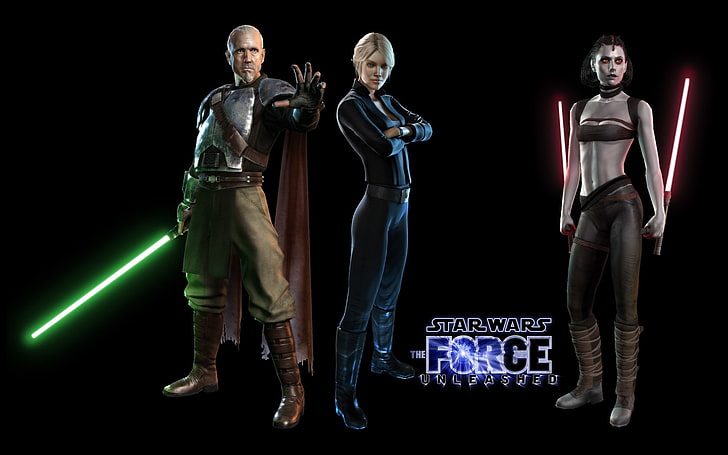 jedi sith Star Wars - The Force Unleashed Video Game Star Wars HD Seni, Star Wars, jedi, sith, the force unleashed, Wallpaper HD