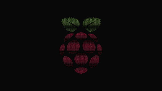 Code, Minimalismus, reduziert, Obst, binär, Raspberry Pi, HD-Hintergrundbild HD wallpaper