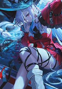  anime, anime girls, Arknights, kirino ttk, Skadi(Arknights), HD wallpaper HD wallpaper