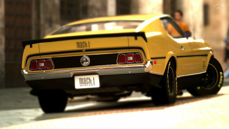 Ford Mustang Mach 1, mustang, muskelbil, ford, classic, bilar, HD tapet