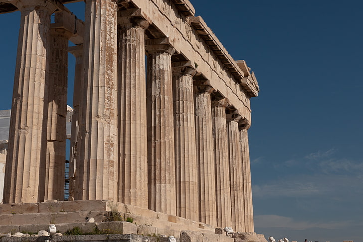 arquitectura, edificio, grecia, griego, antiguo, Fondo de pantalla HD